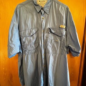 Columbia Light Blue Casual Shirt